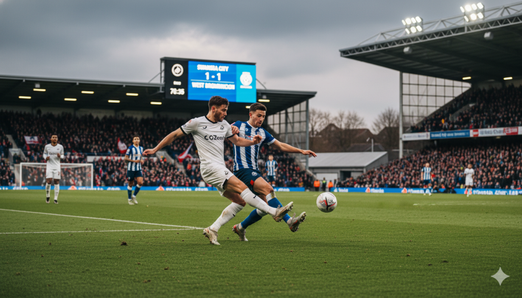 Swansea City vs West Brom Stats
