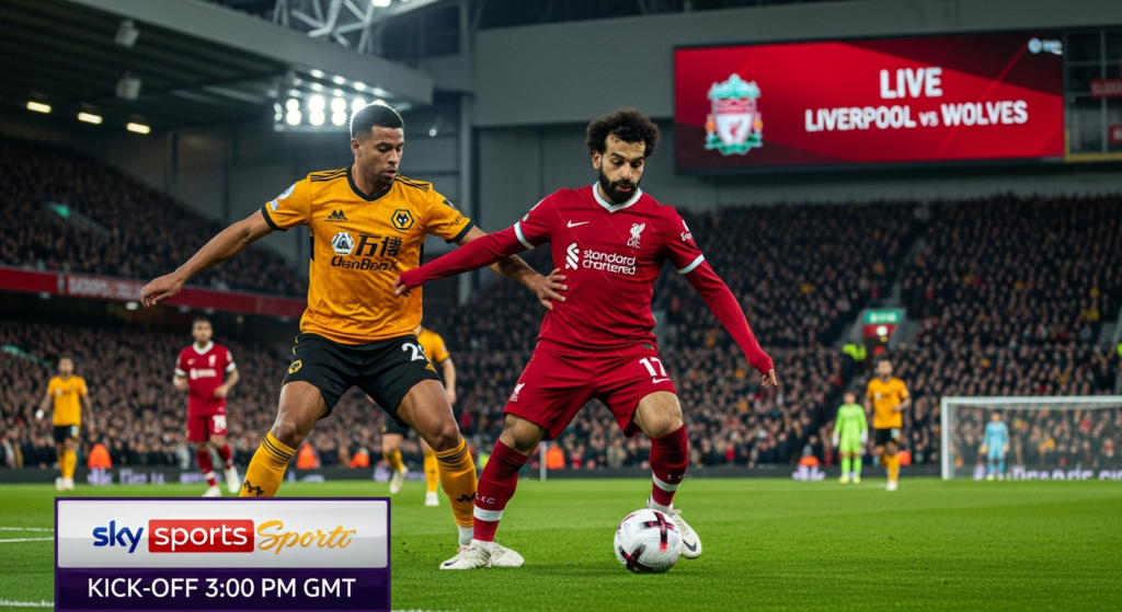 Liverpool vs Wolves TV Channel